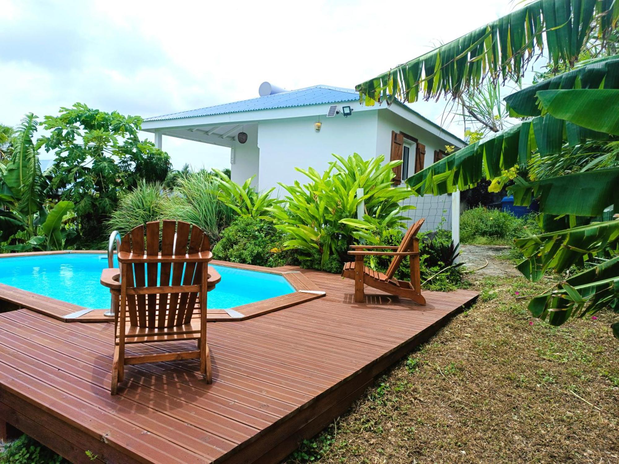 Kaz A Klemence Gite Creole Avec Piscine Et Table Dhotes A Anse Bertrand Экстерьер фото