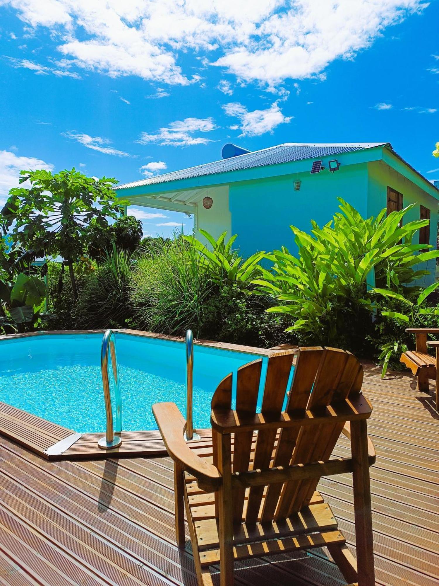 Kaz A Klemence Gite Creole Avec Piscine Et Table Dhotes A Anse Bertrand Экстерьер фото